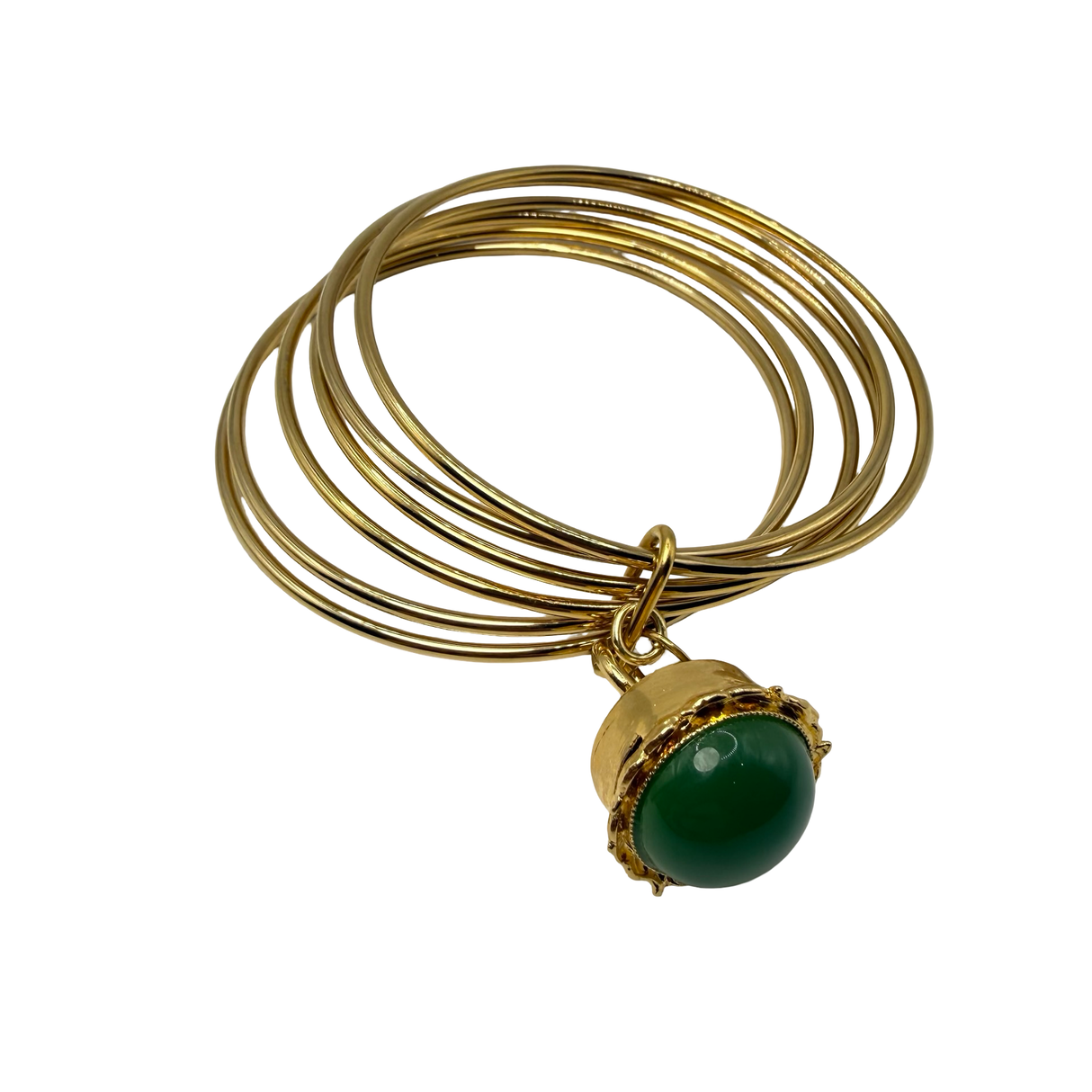 Bracciale 6 fili Lanterna Campana Verde