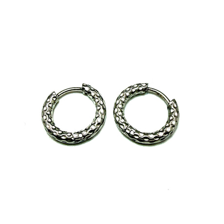 Cerchi martellati in acciaio inossidabile silver