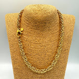 Collana Bizantina Dorata Acciaio Inossidabile