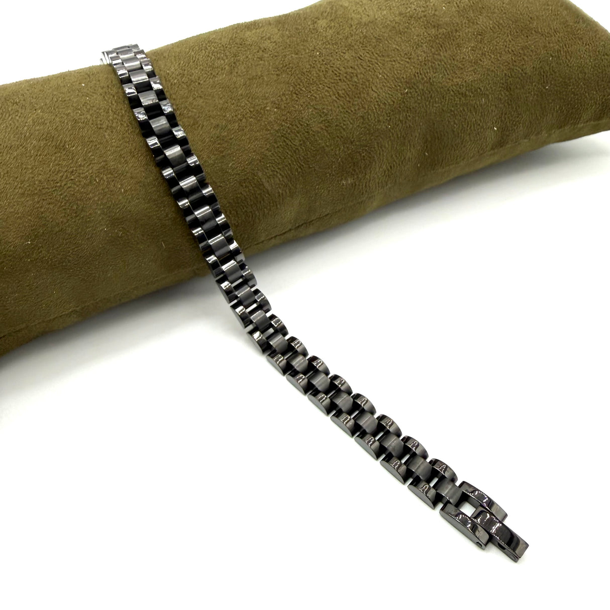 Bracciale Maglia Milano acciaio inossidabile Black