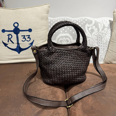 Borsa cestino Hermione small Testa di Moro