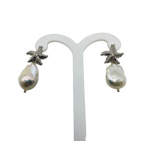 Orecchini in Argento925 Scaramazza e Stella Marina