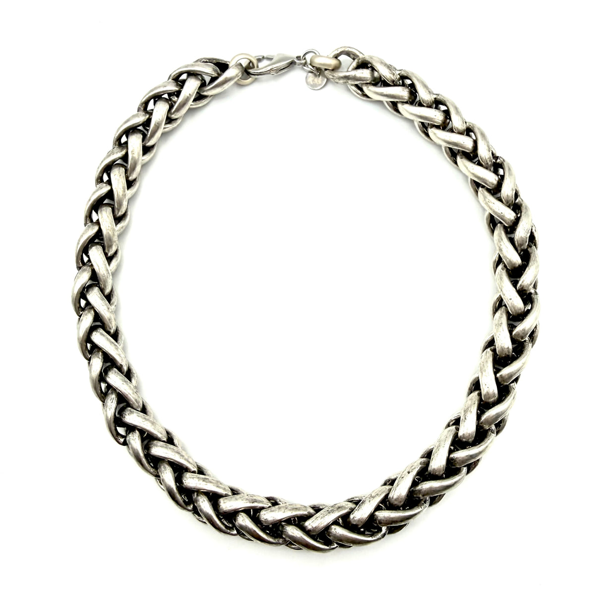 Collana Spiga Ottone Silver