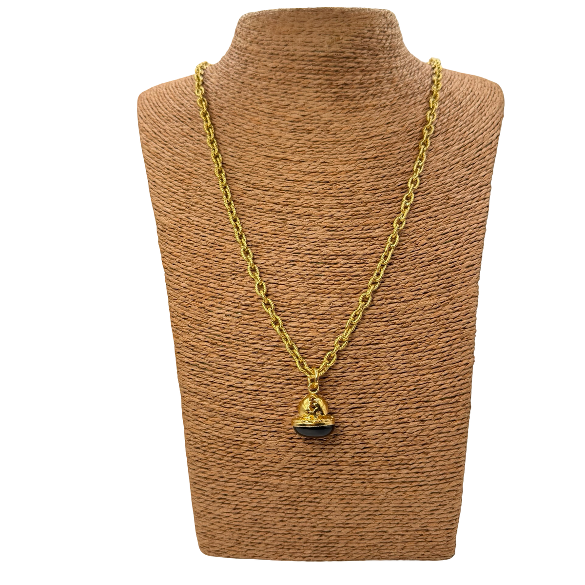 Collana Lanterna 10 Campana Small Onice