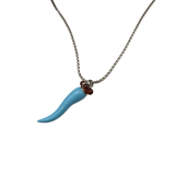 Collana Lucky Corno Turchese
