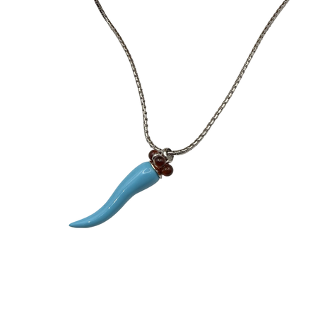 Collana Lucky Corno Turchese