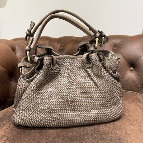 Borsa Rachele pelle Taupe