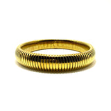 Bracciale Tubogas acciaio Dorato 1.2 cm