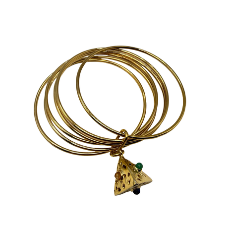 Bracciale 5 fili Lanterna Piramide