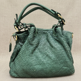 Borsa Rachele pelle Verde Foresta