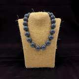 Collana sfere in Resina Grigio Fume’