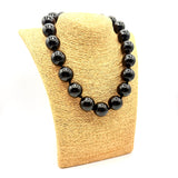 Collana sfere in Resina Black
