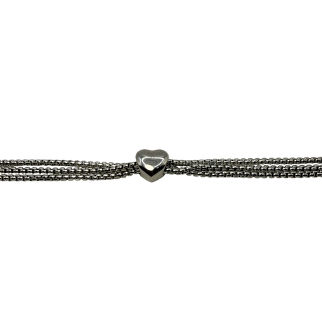 Bracciale pepita cuore Acciaio inossidabile