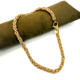 Collana Bizantina Dorata Acciaio Inossidabile