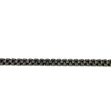 Bracciale Maglia Milano acciaio inossidabile Black