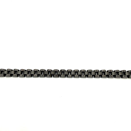 Bracciale Maglia Milano acciaio inossidabile Black