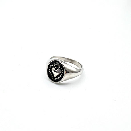 Anello Chevalier Cuore Sacro Argento925