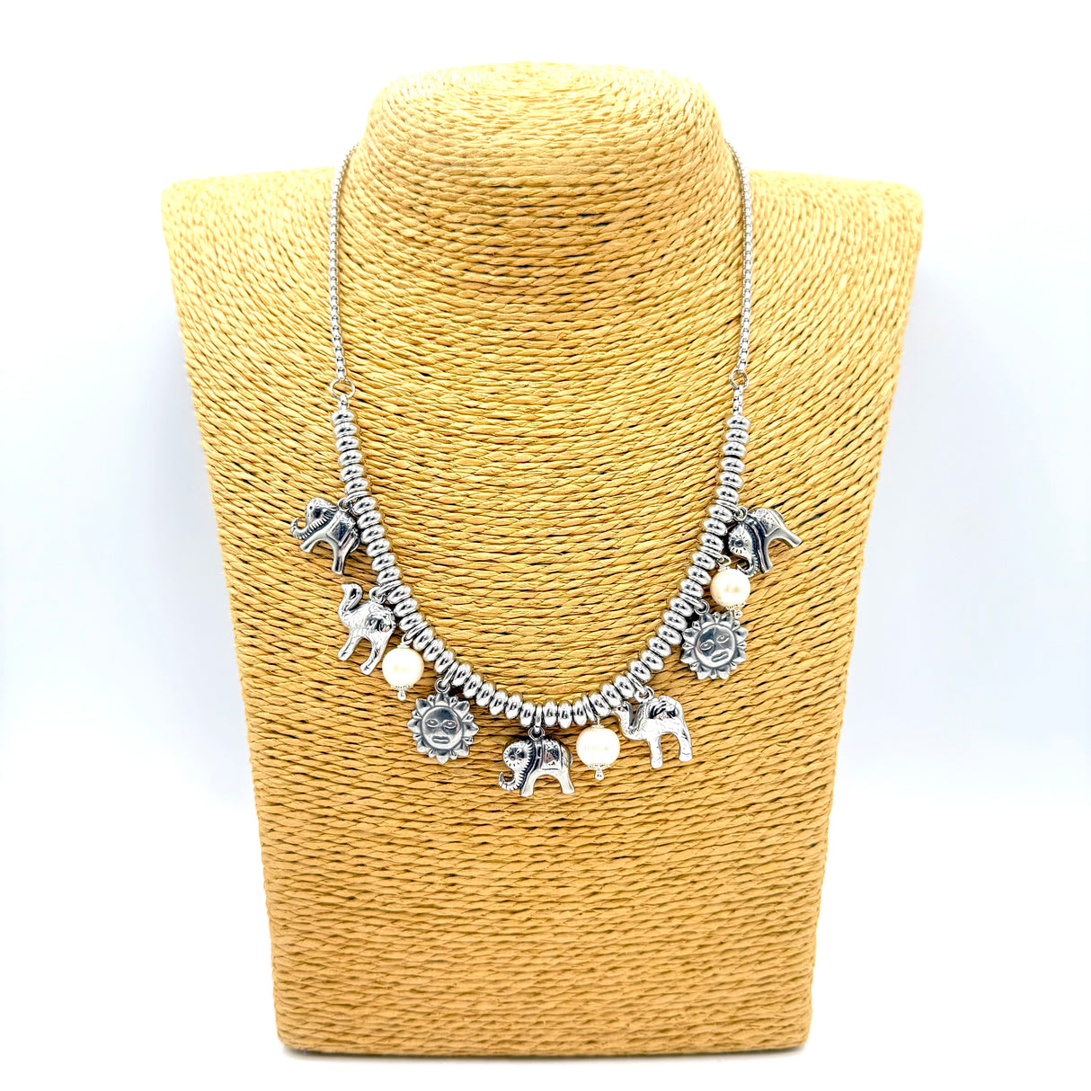 Collana Lucky Rainbow Cammello, Sole, Elefante