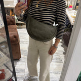 Borsa Marsupio Mezzaluna Verde Militare