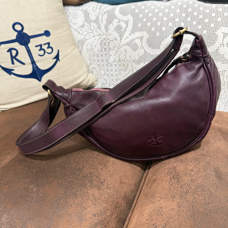 Borsa Marsupio Mezzaluna Burgundy