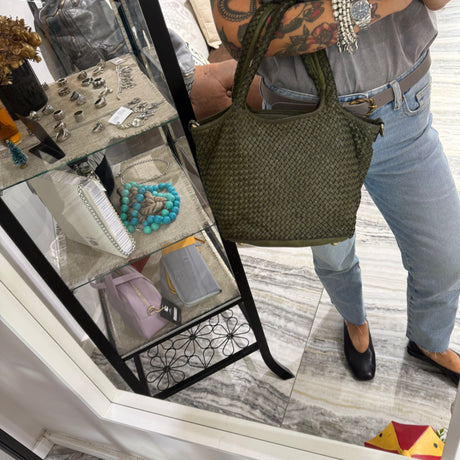 Borsa Hermione Verde Militare