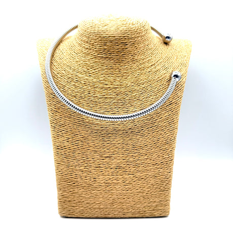 Collana Tubogas acciaio inossidabile Silver