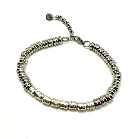 Bracciale Pepite Barilotti Acciaio e Argento925
