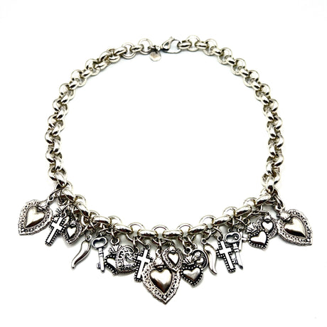 Collana e bracciale Lucky Cuore Sacro Silver DUO