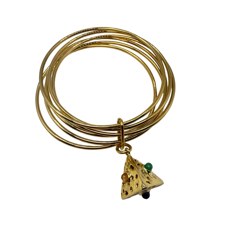 Bracciale 5 fili Lanterna Piramide