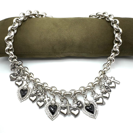 Collana Lucky Cuore Sacro Black