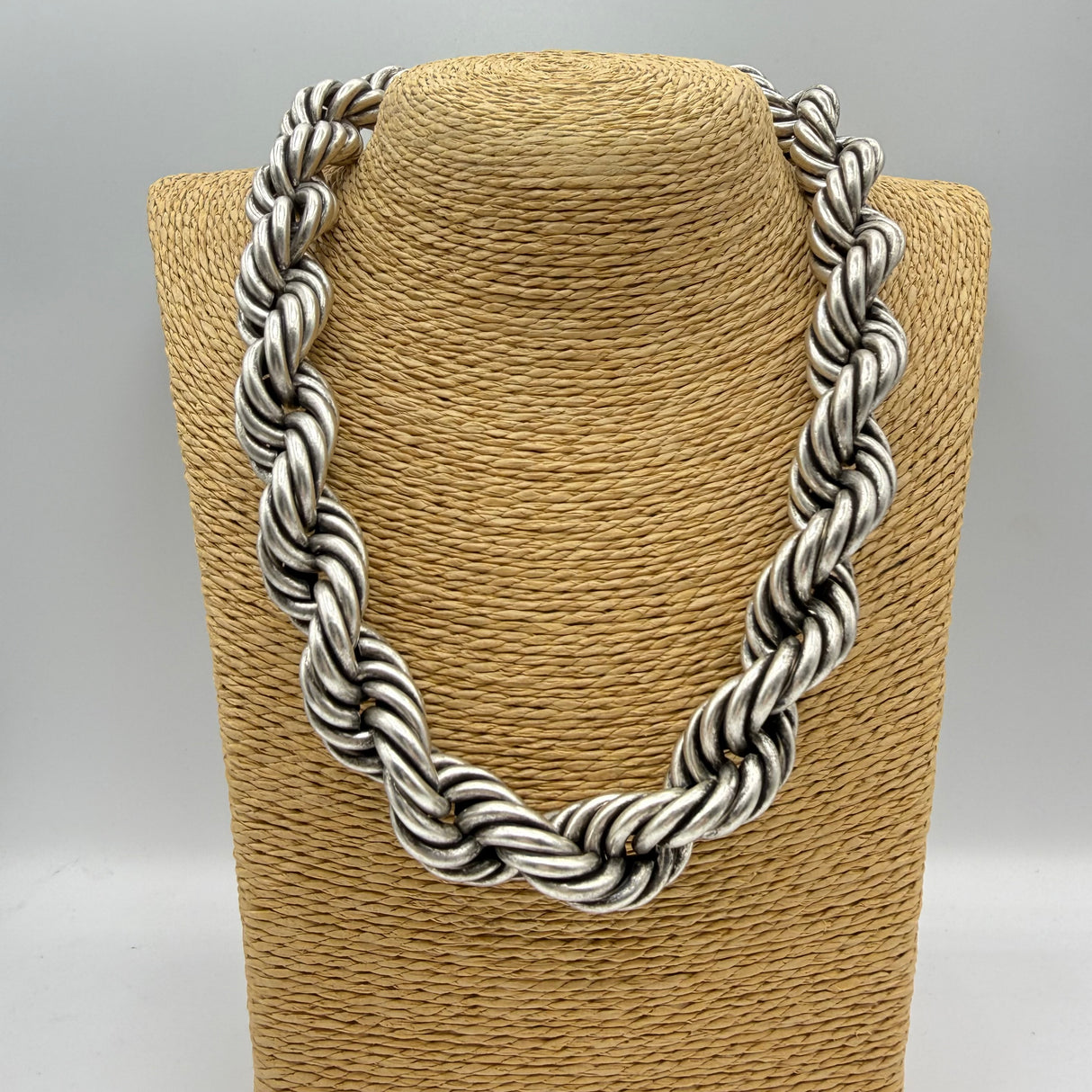 Collana Torcione Ottone Silver