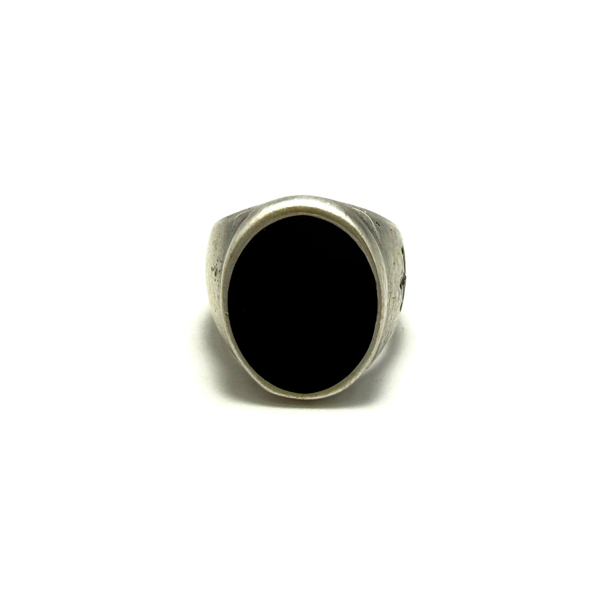 Anello Ovale Nero lucido