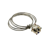 Bracciale 5 fili mina anni 60' silver
