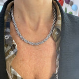 Collana Bizantina Acciaio Inossidabile