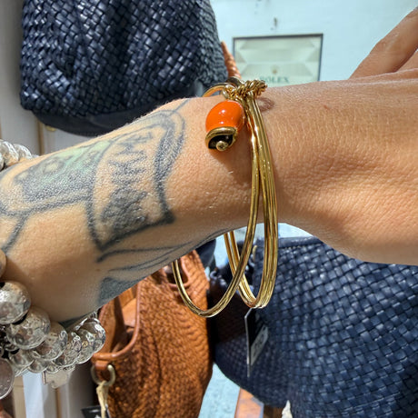 Bracciale rigido 3 fili Campanella