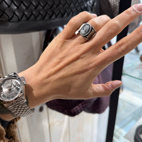 Cammeo Grigio Fumé Argento925