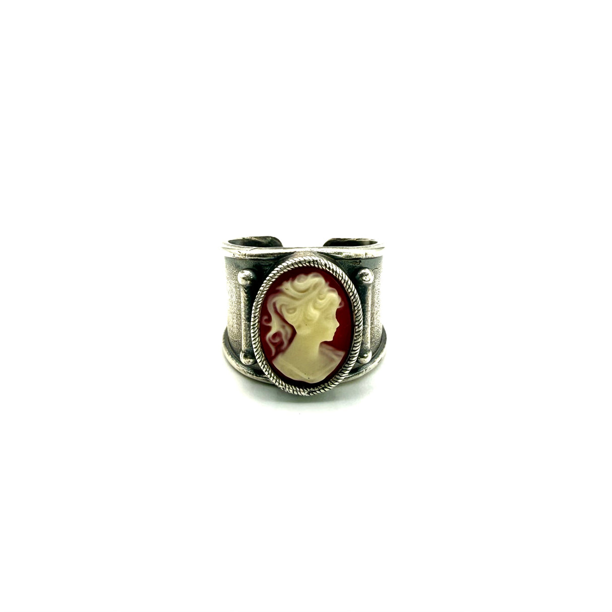 Cammeo Donna Rosso Argento925