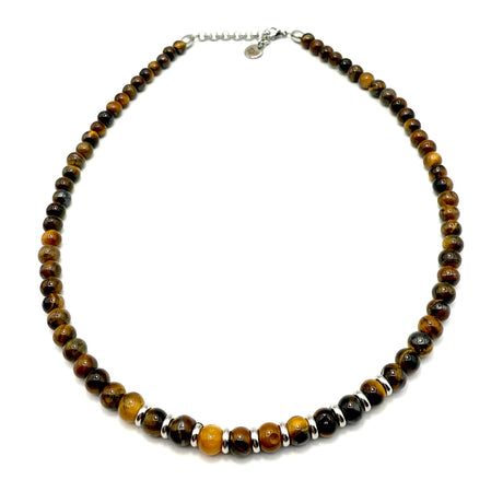 Collana pietre Occhio di Tigre