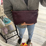 Pochette Intreccio Borgogna