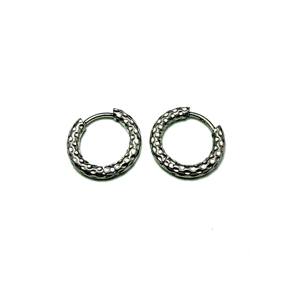 Cerchi martellati in acciaio inossidabile silver