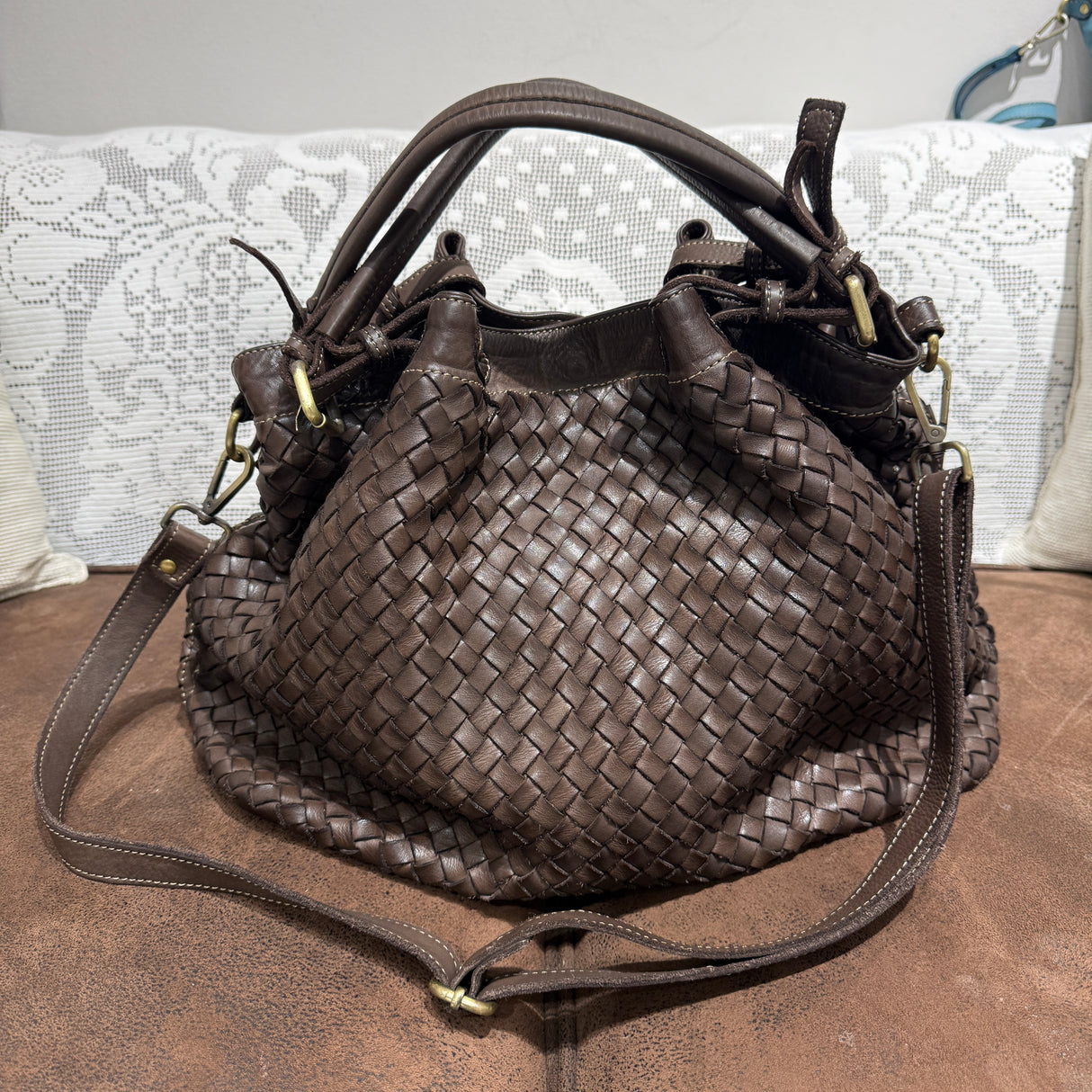 Borsa Intreccio Big Testa di Moro