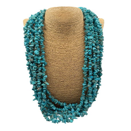 Collana Multifili Turchese