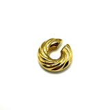 EAR CUFF TORCIONE ACCIAIO DORATO