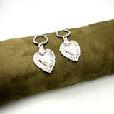 Orecchini Cerchio con Cuore sacro