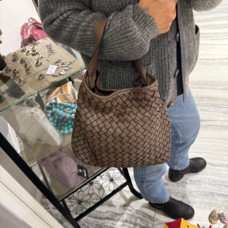 Borsa Mirtilla Big Taupe