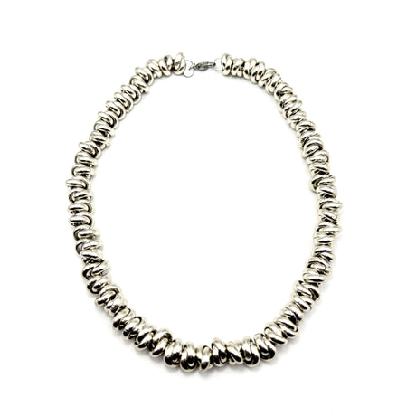 Collana anellini Alluminio Silver