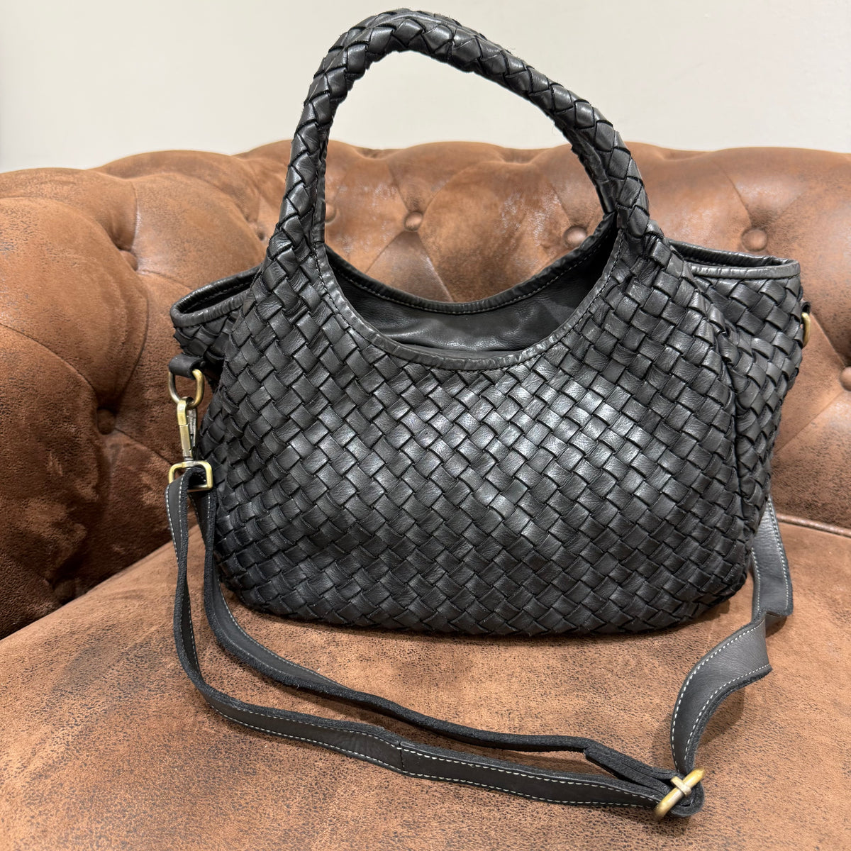 Borsa Intreccio Anita Black