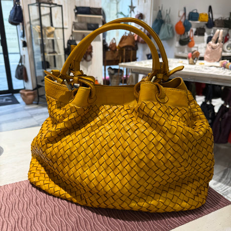 Borsa Intreccio Big Senape