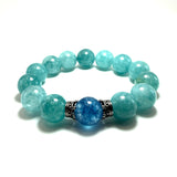 Bracciale Agata Celeste e Corone