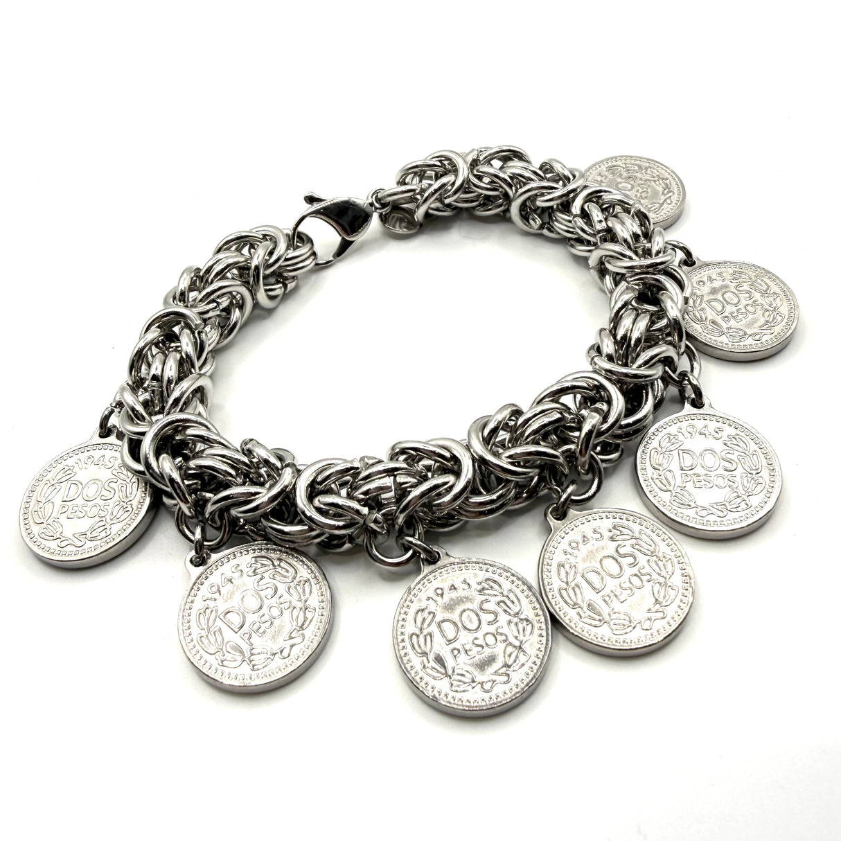 Bracciale Bizantina Big con Monete